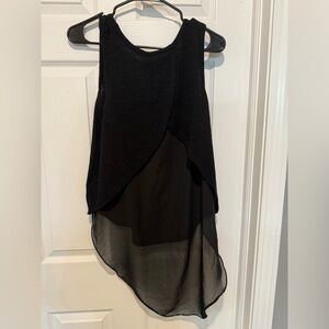 Moon Collection Black Layered Tank Size Large. Style # ST50308.